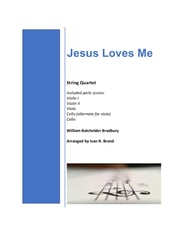 Jesus Loves Me (for string quartet) P.O.D cover Thumbnail